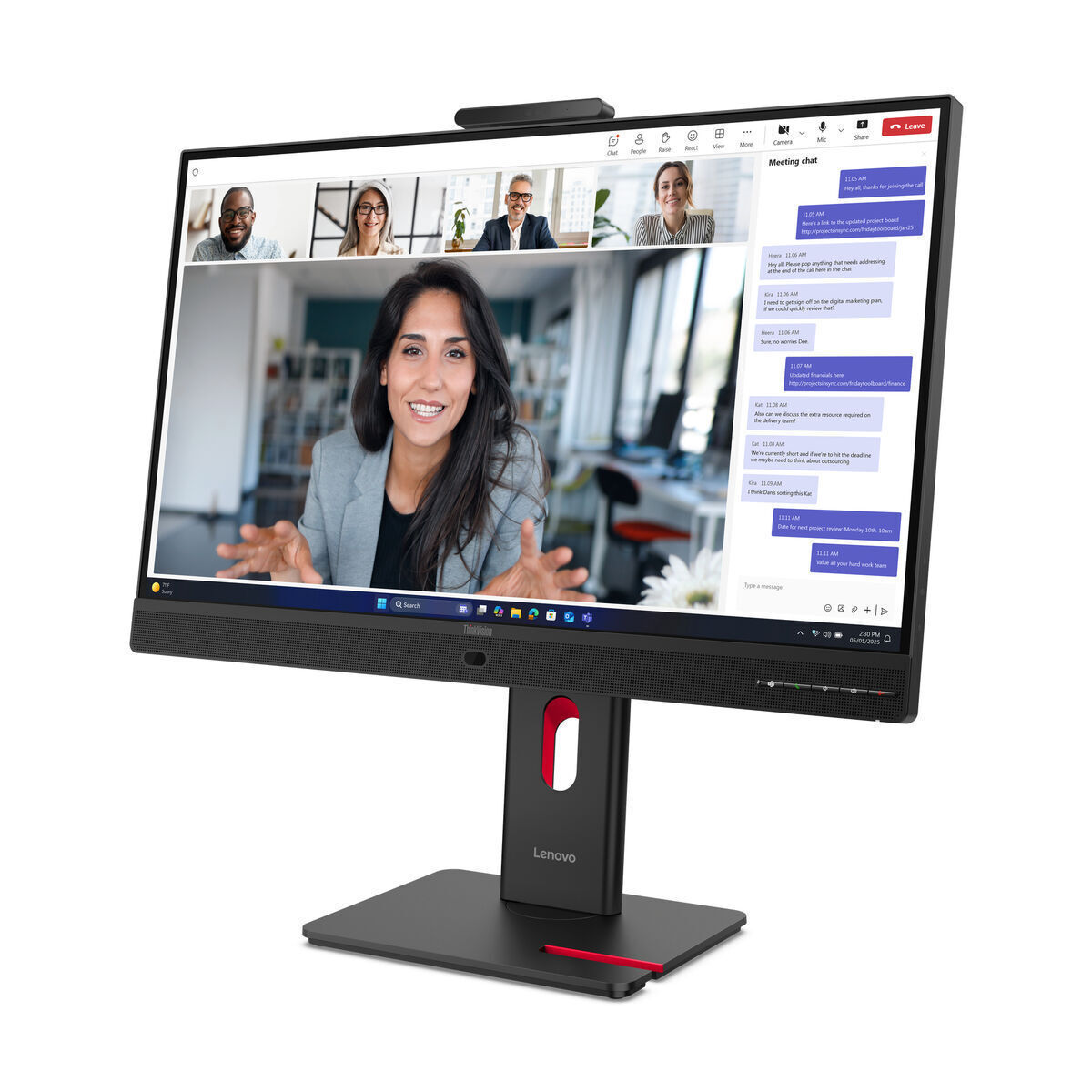 Lenovo ThinkVision T24-4v IPS Monitor 23.8" FHD 1920x1080 with 4ms Response Time GTG view 4