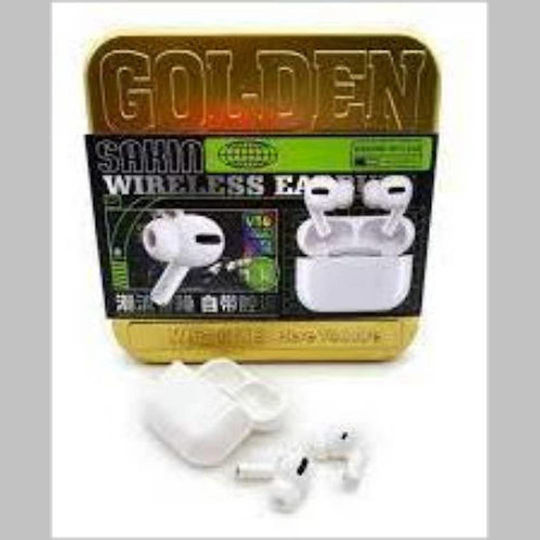 WK WK-V58 Earbud Bluetooth Handsfree Earphones with Charging Case White view 3