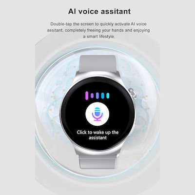 NO.1 DT4 Mate 45mm Smartwatch with Heart Rate Monitor (Black) view 8