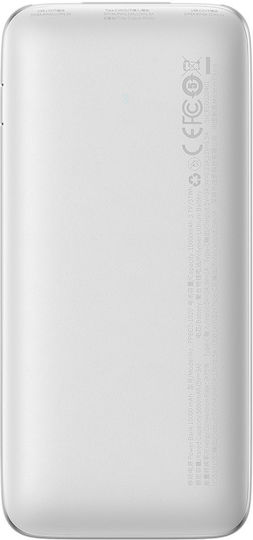 Baseus Bipow Pro Power Bank 10000mAh 20W with 2 USB-A Ports and USB-C Port White view 4