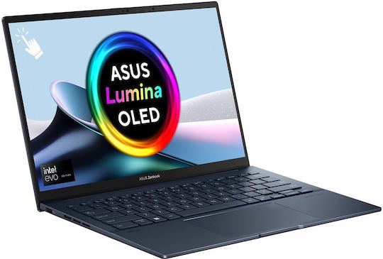 Asus ZenBook 14 Oled UX3405MA-PZ306W 14" OLED Touchscreen 120Hz (Ultra 9-185H/32GB/1TB SSD/W11 Home) Ponder Blue (UK Keyboard) view 1