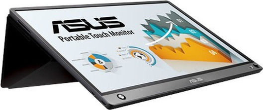 Asus MB16AMT ZenScreen Go IPS Touch Portable Monitor 15.6" FHD 1920x1080 with Response Time 5ms GTG view 9