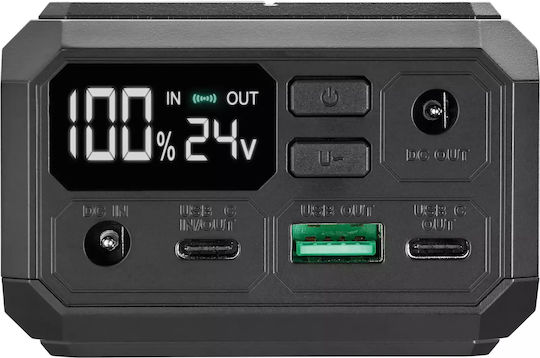 Sandberg Power Bank 27000mAh 100W with USB-A Port and 2 USB-C Ports Power Delivery Black view 3