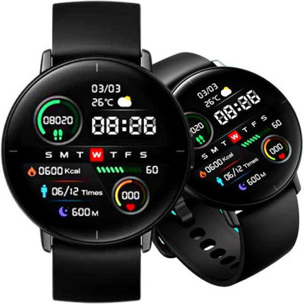 Mibro Lite Smartwatch with Heart Rate Monitor (Black) vue 4