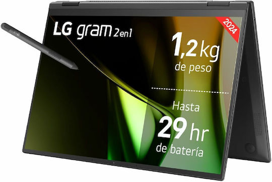 LG Gram Pro 14 14T90S 16" IPS FHD+ Touchscreen (Ultra 7-155H/16GB/512GB SSD/W11 Home) (ES Keyboard) view 1