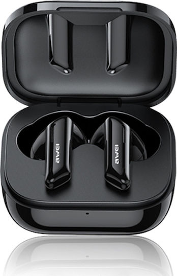 Awei T36 Earbud Bluetooth Handsfree Earphones with Sweat Resistance and Charging Case Black