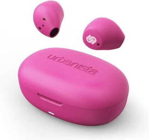 Urbanista Lisbon In-ear Bluetooth Handsfree Earphones with Charging Case Blush Pink view 6