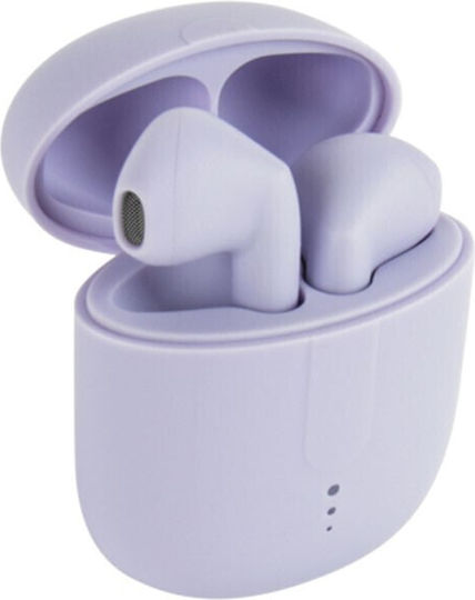 Setty STWS-119 Earbud Bluetooth Handsfree Earphones with Charging Case Lilac view 1