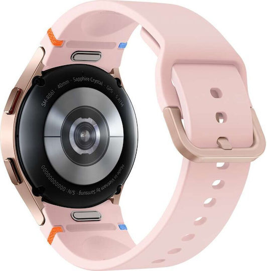 Samsung Galaxy Watch FE 40mm with Heart Rate Monitor (Pink) vue 4