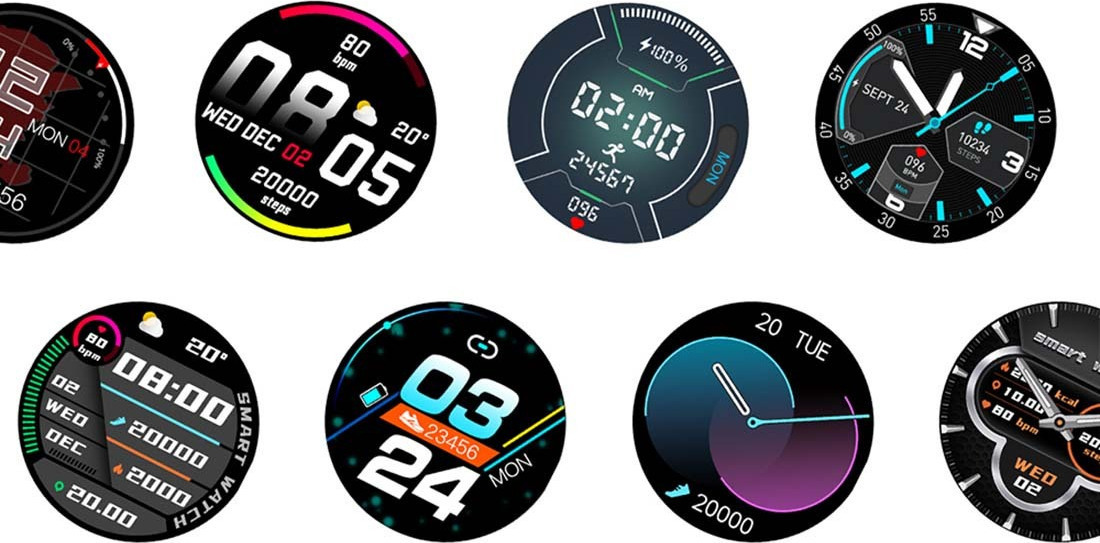 Colmi Sky 1 Plus 43mm Smartwatch with Heart Rate Monitor (Black) view 8