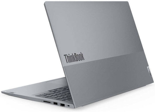 Lenovo ThinkBook 16 G6 IRL 16" IPS FHD+ (i3-1315U/16GB/512GB SSD/W11 Pro) Arctic Grey (International English Keyboard) view 3