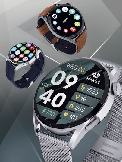 Marea 46mm Smartwatch (Silver) view 3