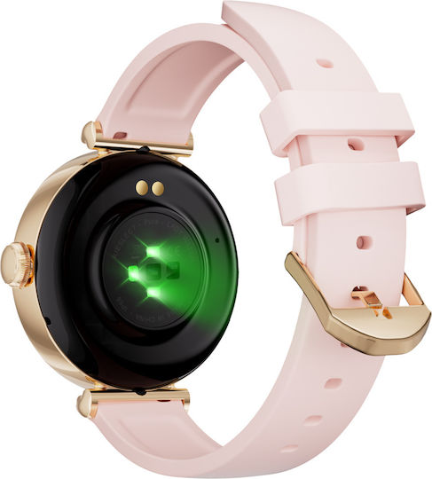 Kieslect Pura Smartwatch with Heart Rate Monitor (Gold) view 3