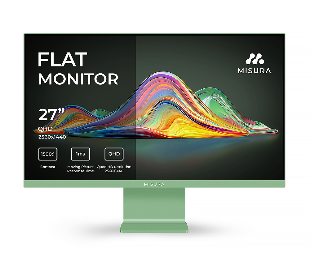 MISURA Viva IPS HDR Monitor 27" QHD 2560x1440 Green