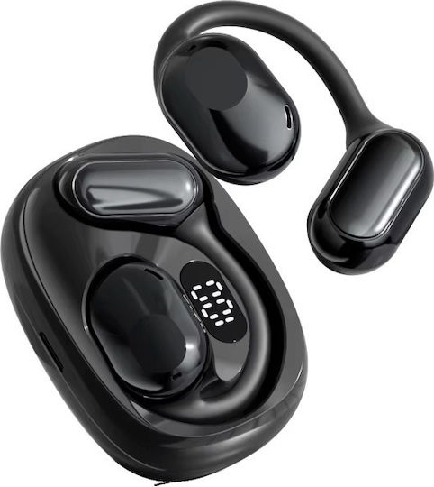 XS18 Open Ear Bluetooth Handsfree Earphone with Charging Case Black view 1