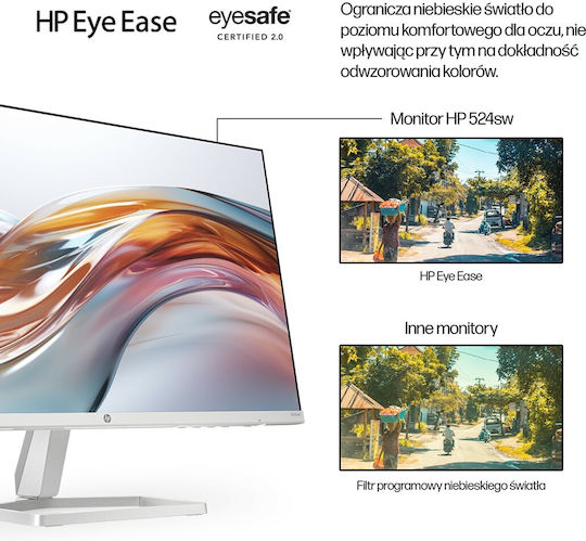 HP 524sw IPS Monitor 23.8" FHD 1920x1080 with Response Time 5ms GTG view 7