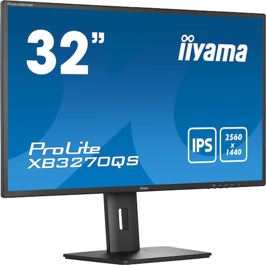 Iiyama ProLite XB3270QS-B5 IPS Monitor 31.5" QHD 2560x1440 with Response Time 4ms GTG
