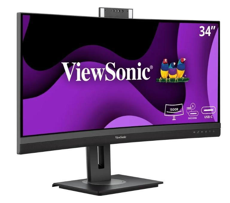 Viewsonic VG3457CV Ultrawide VA HDR Curved Gaming Monitor 34" QHD 3440x1440 with Response Time 5ms GTG view 2
