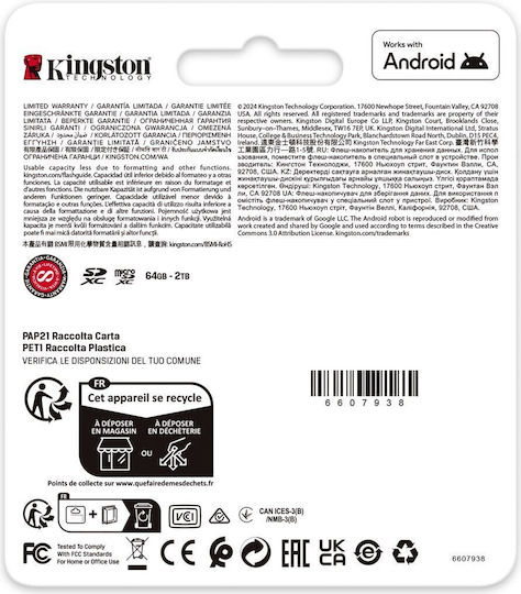 Kingston Canvas Go Plus SDXC 64GB U3 V30 UHS-I with Adapter view 4