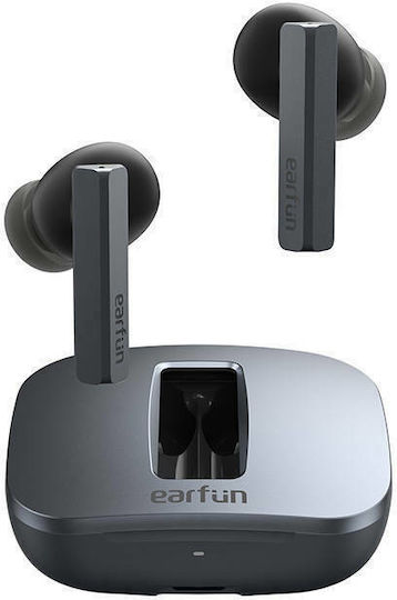Earfun Air Pro SV In-ear Bluetooth Handsfree Earphones with Sweat Resistance and Charging Case Black