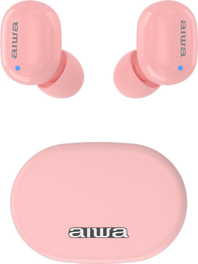 Aiwa EBTW-150 In-ear Bluetooth Handsfree Earphones with Sweat Resistance and Charging Case Pink view 8