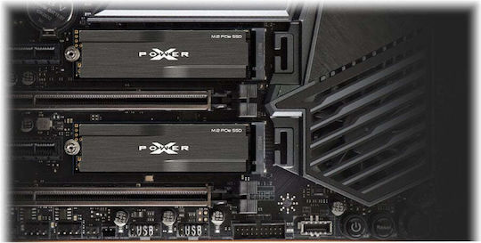 Silicon Power PCIe Gen 3x4 XD80 SSD 1TB M.2 Type with PCI Express 3.0 Connection and Heatsink SP001TBP34XD8005 view 4