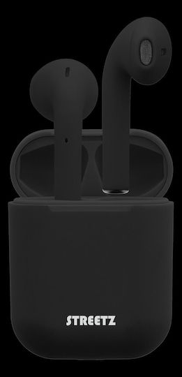 Streetz TWS-0003 Earbud Bluetooth Handsfree Earphones with Charging Case Black vue 4