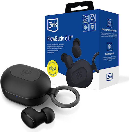 3MK FlowBuds 6.0 Bluetooth Handsfree Earphones With Charging Case Black