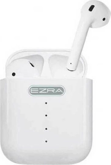 Ezra TWS-09 Earbud Bluetooth Handsfree Earphones with Charging Case White vista 2