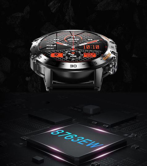 Gravity Gt9-5 48mm Smartwatch with Heart Rate Monitor (Multicolour) vista 8
