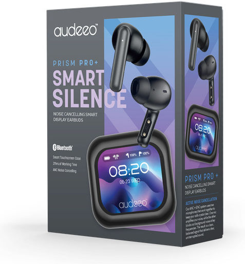Audeeo Prism Pro+ Earbud In-ear Bluetooth Handsfree Earphones with Charging Case Black vy 4