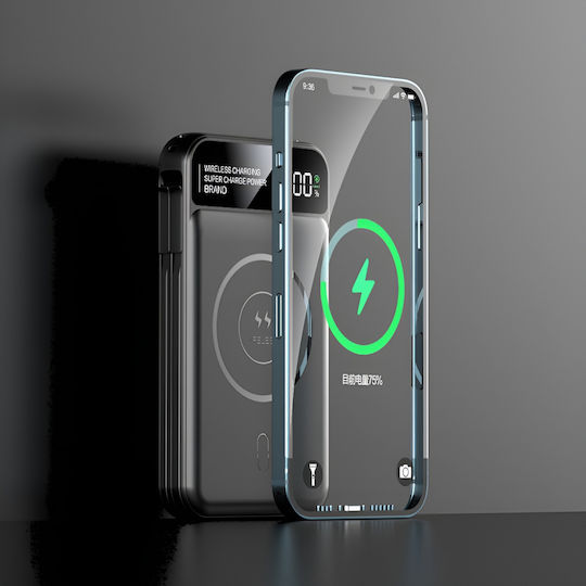 Power Bank 10000mAh with USB-A Port and 2 USB-C Ports Black vista 4