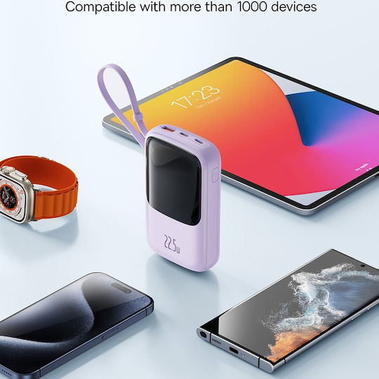 Baseus Qpow Pro+ Power Bank 10000mAh 22.5W Purple view 3