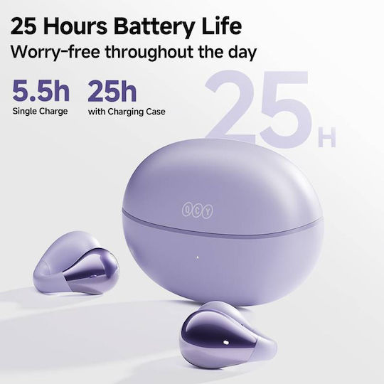 QCY Crossky C30 Open Ear Bluetooth Handsfree Earphones with Sweat Resistance and Charging Case White view 6