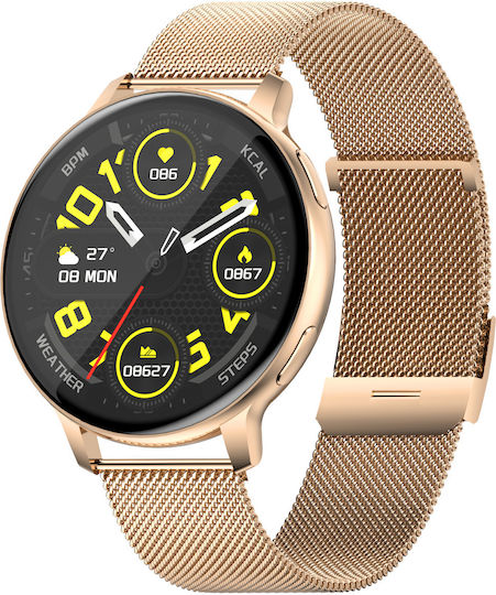 Visionstyle Smartwatch Idealstore Full Touch Screen 1.39 Inch Android Ios Bluetooth Speaker-microphone Calls Messages Music-photo Control Sleep Monitoring Heart Rate Blood Pressure Spo2 Pedometer Fitness Tracker Ip67 Notifications