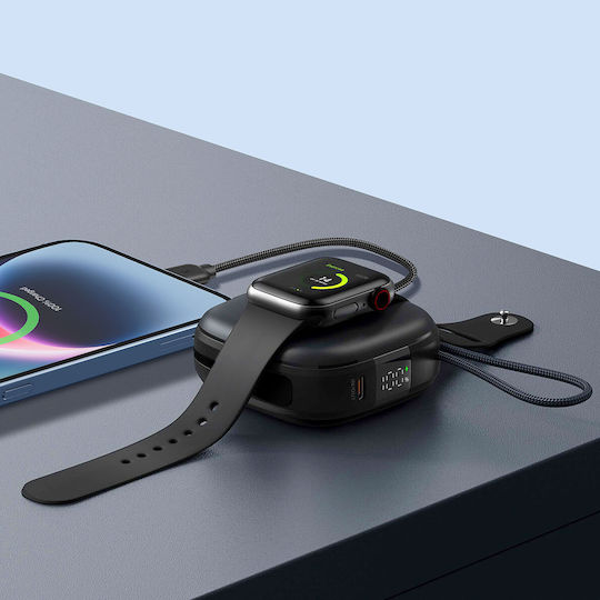 Swissten MagSafe Power Bank 10000mAh 15W with USB-C Port Power Delivery Black view 2