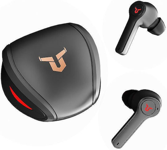 Nubi Hydra In-ear Bluetooth Handsfree Earphones with Charging Case Black view 1