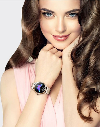 G.Rossi SG011C 38mm Smartwatch with Heart Rate Monitor (Silver/Black) vue 2