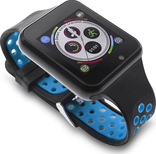 C5 Smartwatch with SIM (Blue) view 1