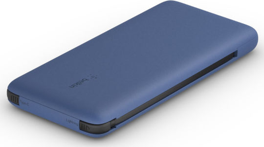 Belkin Boost Charge Plus Power Bank 10000mAh 18W with USB-C Port Blue vista 3