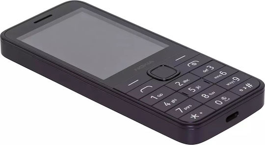 Nokia 235 4G (2024) Dual SIM Mobile with Buttons Purple view 3
