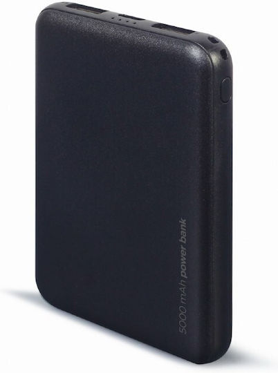 Gembird Power Bank 5000mAh 10W with 2 USB-A Ports Black vue 5