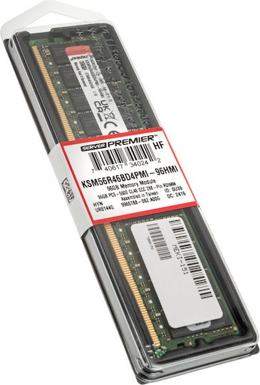 Kingston Premier DDR5 with Module 1x96GB and Speed 5600 for Server KSM56R46BD4PMI-96HMI Ansicht 4