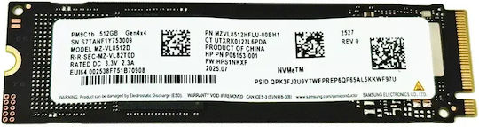 Samsung SSD 512GB M.2 Type with PCI Express 4.0 Connection MZ-VL8512D vista 2