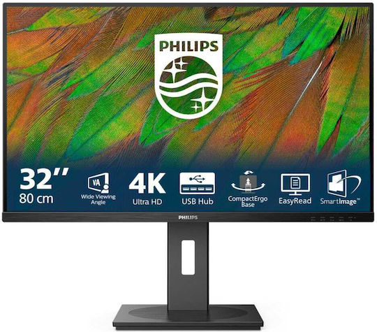Philips 32B1N3800 VA Monitor 31.5" 4K 3840x2160 with Response Time 4ms GTG view 3