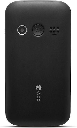 Doro 1380 Dual SIM Mobile with Large Buttons (English Menu) Black view 2