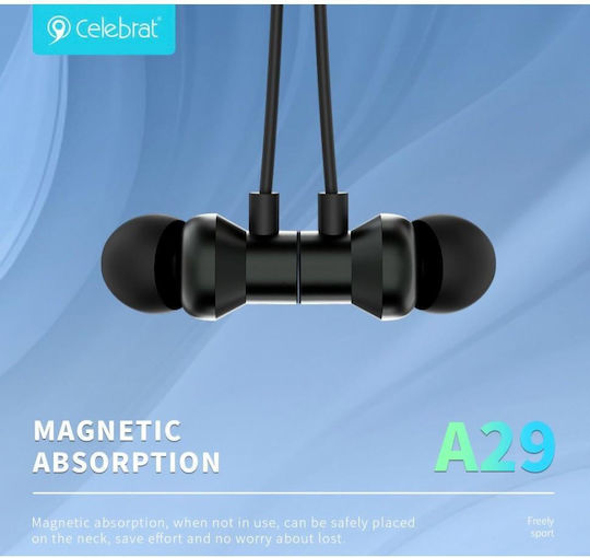 Celebrat A29 In-ear Bluetooth Handsfree Earphones Black view 2