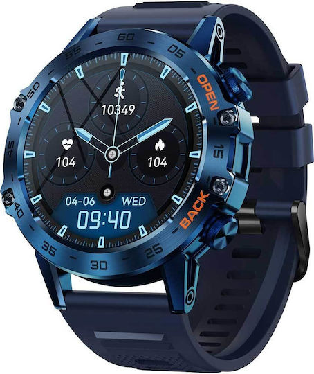 SoPrii So-BF88 Smartwatch with Heart Rate Monitor (Blue)