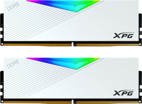 Adata XPG Lancer RGB 32GB DDR5 RAM with 2 Modules (2x16GB) and 6400 Speed for Desktop (AX5U6400C3216G-DCLARWH) Ansicht 3