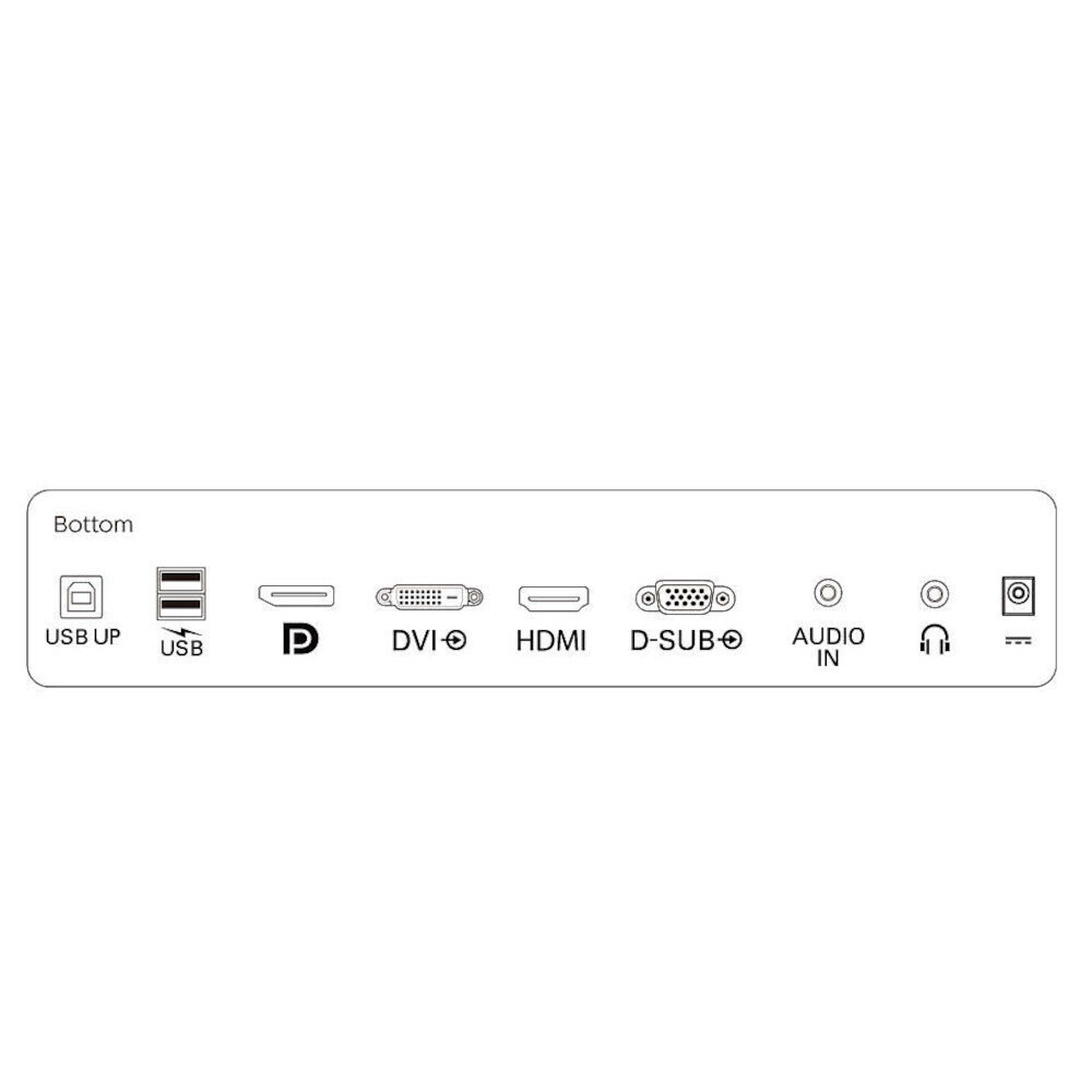 Philips B Line 222B9TA VA Touch Monitor 21.5" FHD 1920x1080 With Response Time 2ms GTG Silver view 4